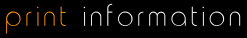 Print information
